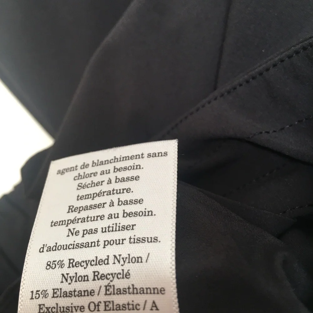 Everlane anywhere barrel pants in black nylon size m - Picture 8 of 8